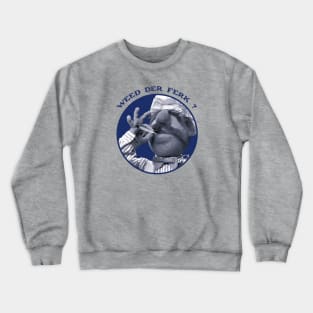 Vert Der Ferk - The Swedish Chef Retro - Weed Blue Crewneck Sweatshirt